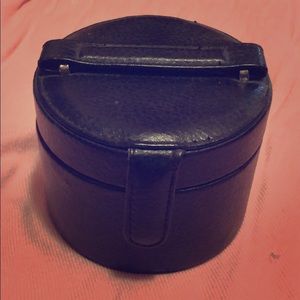 Black travel jewelry box